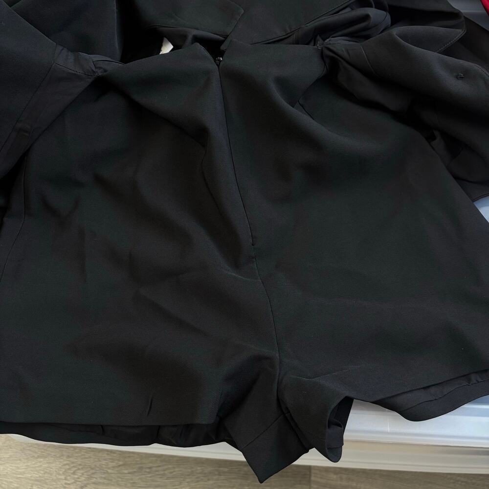 Dynamite Hailee Blazer Romper Mini Dress Black Small NWT - Picture 7 of 12